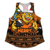 GWS GIANTS Women Racerback Singlet Festive Holiday Merry Christmas Vibe