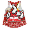 Sydney Swans Women Racerback Singlet Festive Holiday Merry Christmas Vibe