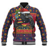 Adelaide Crows Baseball Jacket Festive Holiday Merry Christmas Vibe