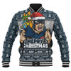 Carlton Baseball Jacket Festive Holiday Merry Christmas Vibe