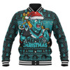 Port Adelaide Baseball Jacket Festive Holiday Merry Christmas Vibe