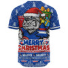 Western Bulldogs Baseball Shirt Festive Holiday Merry Christmas Vibe