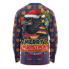 Adelaide Crows Long Sleeve T-shirt Festive Holiday Merry Christmas Vibe