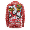 Sydney Swans Long Sleeve T-shirt Festive Holiday Merry Christmas Vibe
