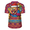 Brisbane Lions Rugby Jersey Festive Holiday Merry Christmas Vibe