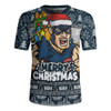 Carlton Rugby Jersey Festive Holiday Merry Christmas Vibe