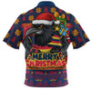 Adelaide Crows Zip Polo Shirt Festive Holiday Merry Christmas Vibe