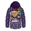 Fremantle Hooded Padded Jacket Festive Holiday Merry Christmas Vibe