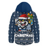 Geelong Cats Hooded Padded Jacket Festive Holiday Merry Christmas Vibe