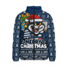 Geelong Cats Padded Jacket Festive Holiday Merry Christmas Vibe