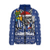 North Melbourne Padded Jacket Festive Holiday Merry Christmas Vibe