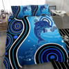 Australia Aboriginal Bedding Set - Dolphin And Aboriginal Dot Patterns