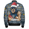 Carlton Bomber Jacket Ugly Christmas Knit Patterns Vintage Jersey
