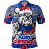 Western Bulldogs Polo Shirt Ugly Christmas Knit Patterns Vintage Jersey