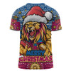 Brisbane Lions T-Shirt Ugly Christmas Knit Patterns Vintage Jersey