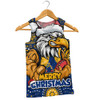 West Coast Eagles Men Singlet Ugly Christmas Knit Patterns Vintage Jersey