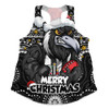 Collingwood Women Racerback Singlet Ugly Christmas Knit Patterns Vintage Jersey