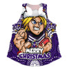 Fremantle Women Racerback Singlet Ugly Christmas Knit Patterns Vintage Jersey