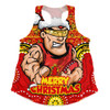 Gold Coast SUNS Women Racerback Singlet Ugly Christmas Knit Patterns Vintage Jersey