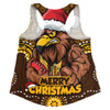 Hawthorn Women Racerback Singlet Ugly Christmas Knit Patterns Vintage Jersey
