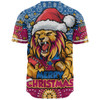 Brisbane Lions Baseball Shirt Ugly Christmas Knit Patterns Vintage Jersey