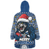 Geelong Cats Snug Hoodie Ugly Christmas Knit Patterns Vintage Jersey