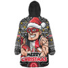 St Kilda Snug Hoodie Ugly Christmas Knit Patterns Vintage Jersey