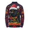 Adelaide Crows Long Sleeve Polo Shirt Ugly Christmas Knit Patterns Vintage Jersey