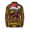 Hawthorn Long Sleeve Polo Shirt Ugly Christmas Knit Patterns Vintage Jersey