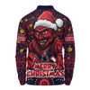 Melbourne Long Sleeve Polo Shirt Ugly Christmas Knit Patterns Vintage Jersey