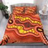 Australia Aboriginal Bedding Set - Aboriginal Dot Art Painting Ver 15