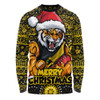Richmond Long Sleeve T-shirt Ugly Christmas Knit Patterns Vintage Jersey