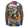 West Coast Eagles Long Sleeve T-shirt Ugly Christmas Knit Patterns Vintage Jersey