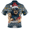 Carlton Zip Polo Shirt Ugly Christmas Knit Patterns Vintage Jersey