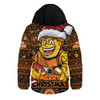 GWS GIANTS Hooded Padded Jacket Ugly Christmas Knit Patterns Vintage Jersey