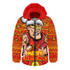 Gold Coast SUNS Hooded Padded Jacket Ugly Christmas Knit Patterns Vintage Jersey