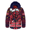 Melbourne Hooded Padded Jacket Ugly Christmas Knit Patterns Vintage Jersey