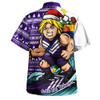 Fremantle Hawaiian Shirt Christmas Holiday Santa Rides The Waves