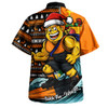 GWS GIANTS Hawaiian Shirt Christmas Holiday Santa Rides The Waves