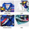 Western Bulldogs Hawaiian Shirt Christmas Holiday Santa Rides The Waves