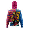 Brisbane Lions Hoodie Christmas Holiday Santa Rides The Waves