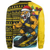 Richmond Sweatshirt Christmas Holiday Santa Rides The Waves