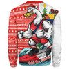 Sydney Swans Sweatshirt Christmas Holiday Santa Rides The Waves