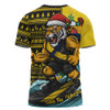 Richmond T-Shirt Christmas Holiday Santa Rides The Waves