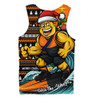 GWS GIANTS Men Singlet Christmas Holiday Santa Rides The Waves