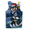 Geelong Cats Men Singlet Christmas Holiday Santa Rides The Waves