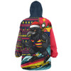 Adelaide Crows Snug Hoodie Christmas Holiday Santa Rides The Waves