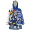 North Melbourne Snug Hoodie Christmas Holiday Santa Rides The Waves