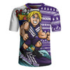 Fremantle Rugby Jersey Christmas Holiday Santa Rides The Waves