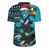 Port Adelaide Rugby Jersey Christmas Holiday Santa Rides The Waves